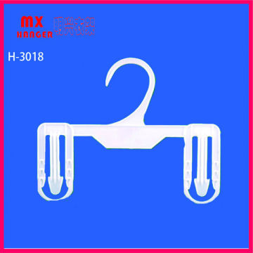 clip with hook pant hanger ,pant hanger,plastic pant hanger