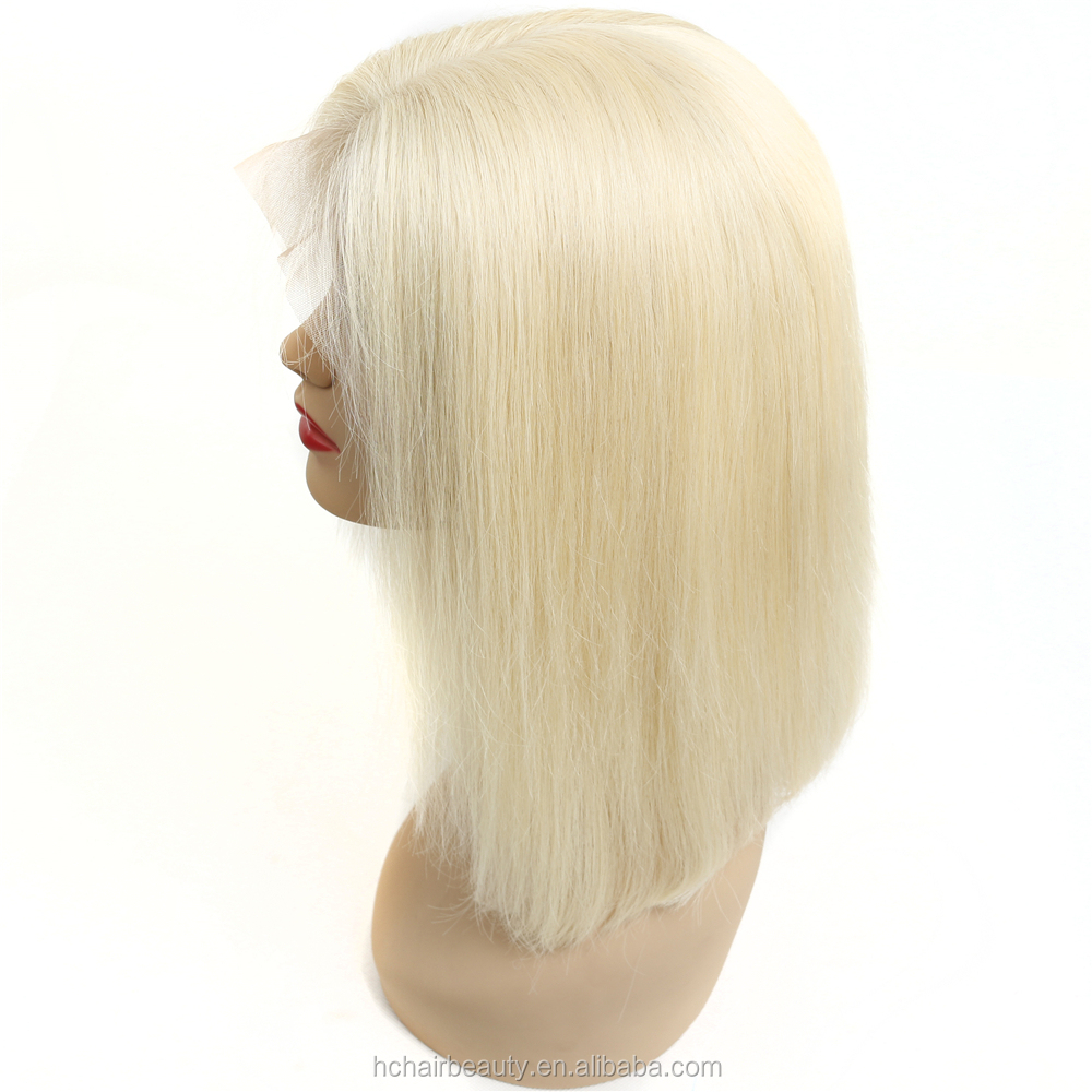 613 blonde 13x4 deep part lace frontal bob wigs brazilian virgin human hair lace frontal short bob wigs 613 blonde bob wig