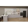 Custom Design Modern Style L Shaped Wooden Home Kitchen Cabinets