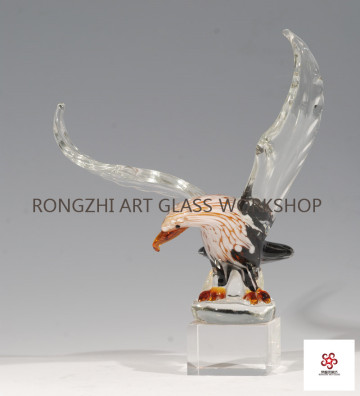 Eagle Wings Glass Animal