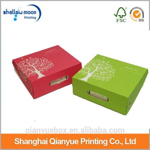 High quality China supplier colorful printed paper shoe box