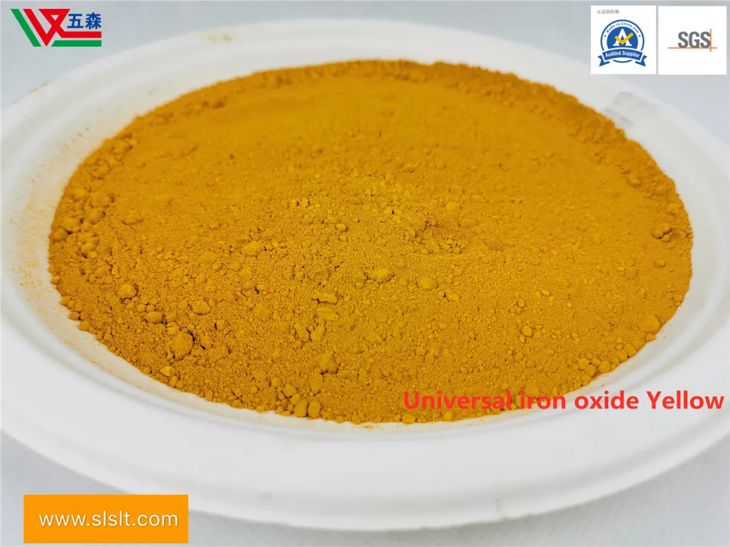 Inorganic Powder Pigment G586 Ferric Iron Oxide Yellow for Rubber Coating, Micronized Iron Oxide Yellow for Paint Coating and Plastic