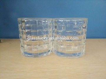 Unique glass candle jars wholesale for candle making