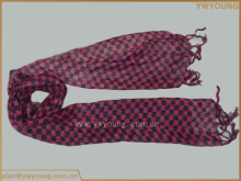 small grid printed elegance scarf