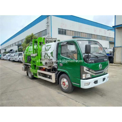 Carbon Steel 5CBM Box Volume Kitchen garbage truck