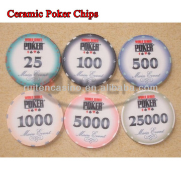 Professional Ceramic Poker Chips Custom Poker Chips