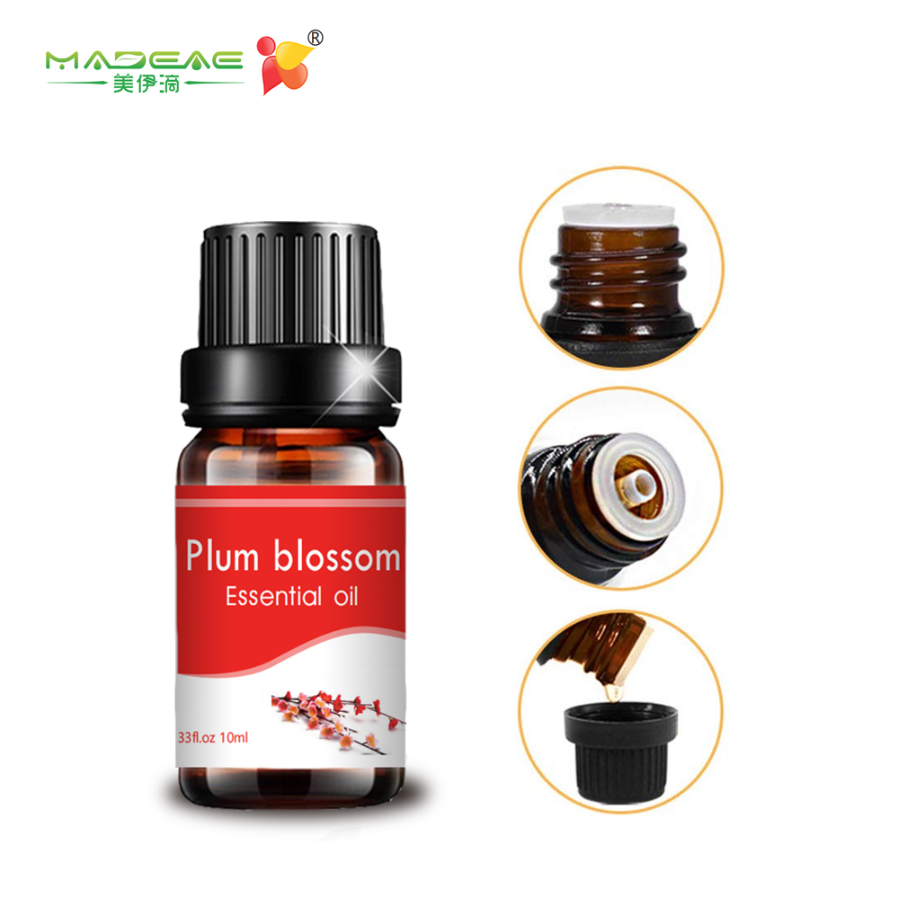 10ml Logo Kustom Tingkat Terapi Minyak Bunga Plum Massal