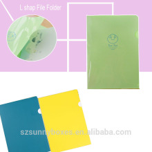 Japan Style L shap PP Color Printed Multi-pocket File Bag