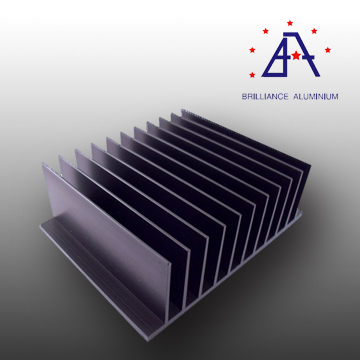 Anodizing customized mechanical aluminum radiator