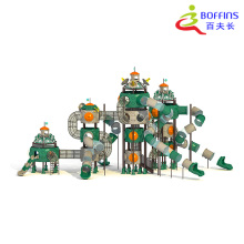 Jungle themed outdoor play structure