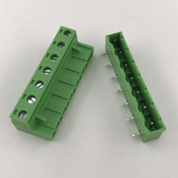 closed side 7pin pluggable terminal block