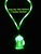 Light Up Flashing Green Beer Mug Necklace - Make St. Patrick's Day