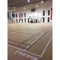 Vinyl Wood Color Indoor Basketball Court Mat