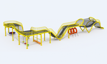 outdoor rope playing playground