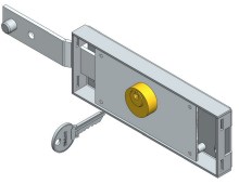 Left Shifted Bolt Roller Shutter Lock