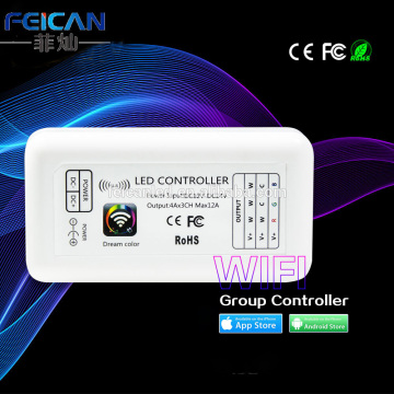 Plastic shell WIFI dimmer switch led group controller