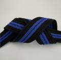 Biru hitam 9 kait pita pola garis PP