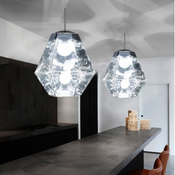 Lampes suspendues LEDER Drop Glass