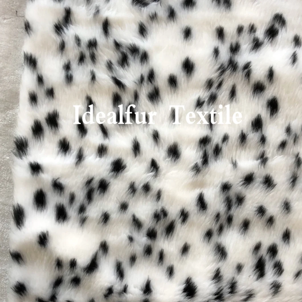 Printing Soft Short Pile Imitation Rabbit Fur