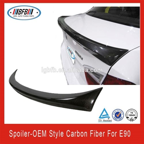 Carbon Fiber Trunk Lip Spoiler E90 OEM Spoiler for BMW E90 2005-2011