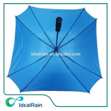 windproof double layer square golf umbrella