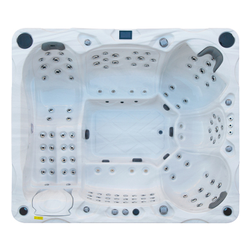 8 Seating Rectangular Outdoor Spa Hot Tub