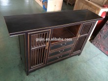 3 Drawer 2 Door Contemporary Solid Wood Sideboard