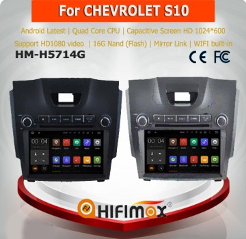 Hifimax Android 5.1 car dvd player for chevrolet s10 car radio gps for chevrolet dvd gps navigation