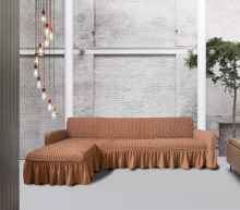 2022 Stylish Universal Sofa Cover: High-Quality Stretch Anti-Slip Dustproof Fabric for Four Seasons, Perfect Fit for L-Shape Sofas and Peninsula Layouts