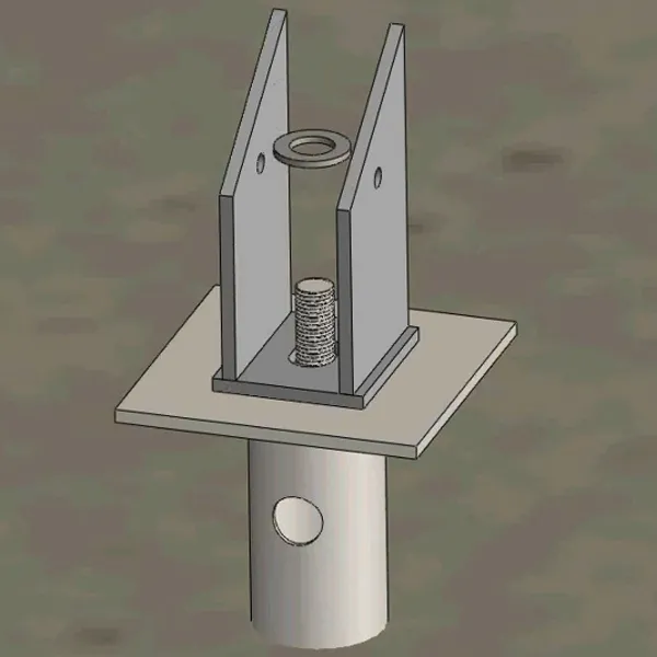 Solar Bracket Solar Panel Mounting Brackets Galvanized Solar Ground Screw Solar Panel Ground Mounting