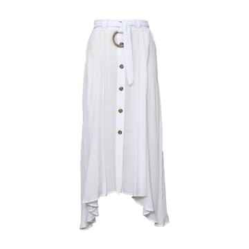 2020 Women Linen Cotton Long Skirts