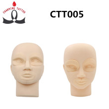 High Quality Factory Supply Permanent Makeup 3D Uninstall Eyes Lips Practice Model Head