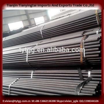 black carbon round pipe for fence