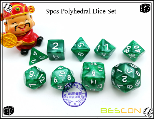 9pcs Polyhedral Dice Set-3 9pcs Polyhedral Dice Set-3