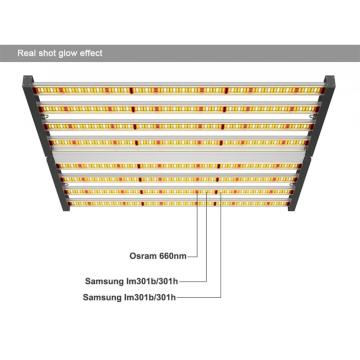 Tiras de luz LED 640w utilizadas para semillas de hortalizas