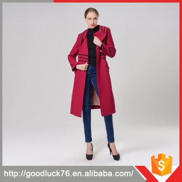 New Arrival Slim Women'S Winter Coat Red Comfortable Korean Overcoats