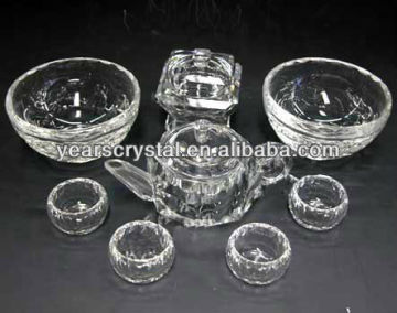 Tea Pot 3D Laser Engraved Crystal Crafts (G-385)