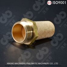 sintered brass porous air breather vents silencer