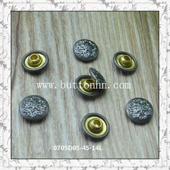 Garment accessories metal rivet for handbag