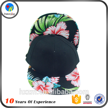 floral plain snapback hat for youth, plain snapback hat wholesale