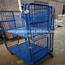 Storage Trolley Roll Box Pallet Roll Container with Wheels