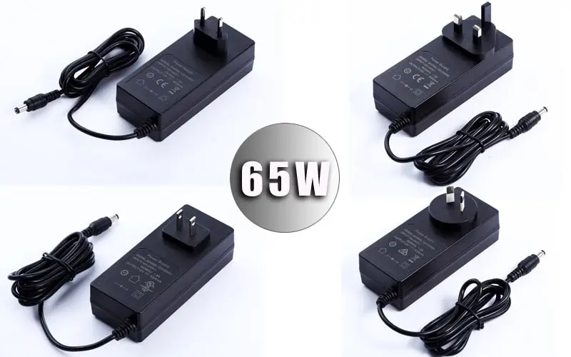 Interchangeable Plug Adapter EU/Us/UK/Au/Cn Standard 24V 0.5A Power Supply