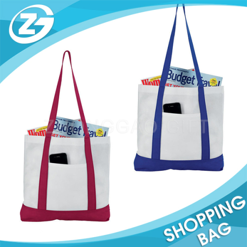 nonwoven tote recycle custom shoulder bag