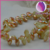 orange briolette cut tear drop crystal beads