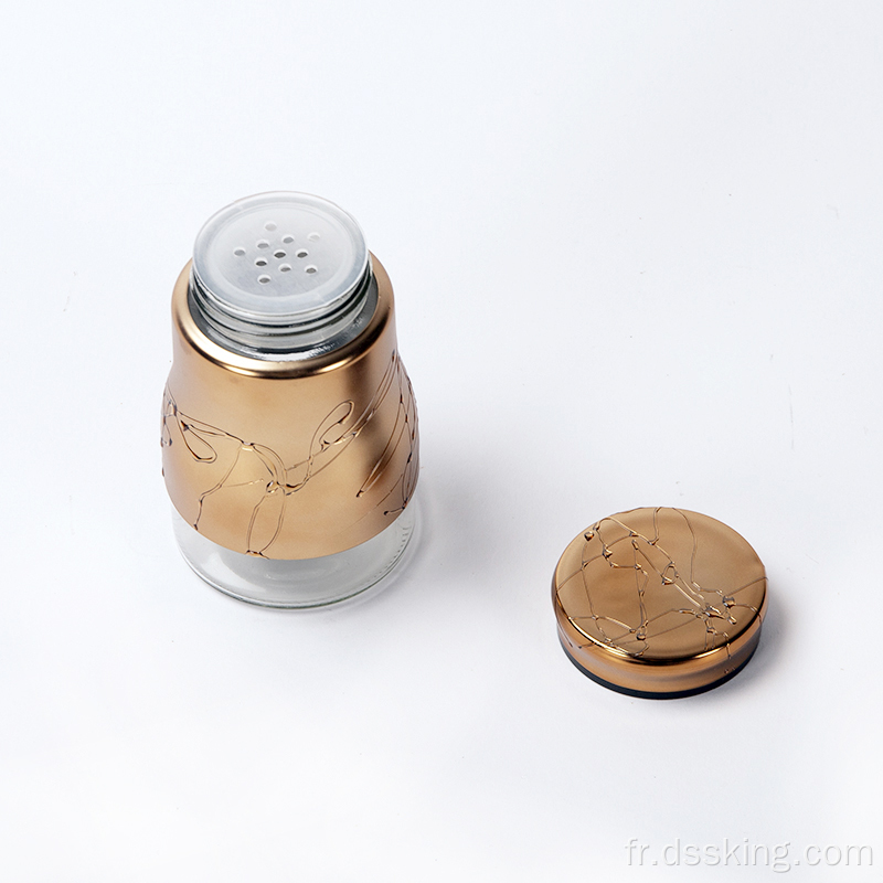 200 ml bouteille de verre de lait petit verre de café en verre noix de carteau de rangement étanche à air pott rond avec couvercle