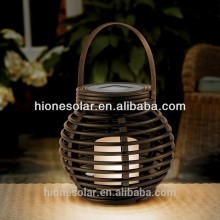 hot sale mini solar hanging rattan lanterns