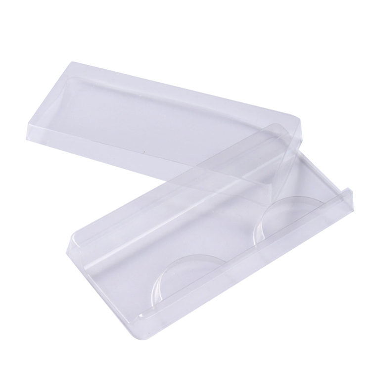 Tava cosmetică goală din plastic transparent