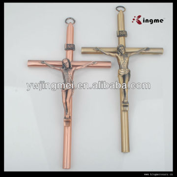 Catholic Big Bronze Metal Wall Crucifix