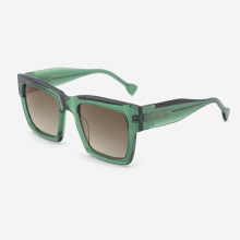 Vintage Square Thick Acetate Unisex Sunglasses 24A8315