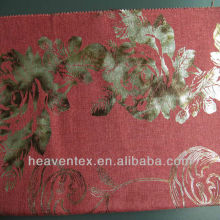 HX02005 home textile bronzing cusion fabric